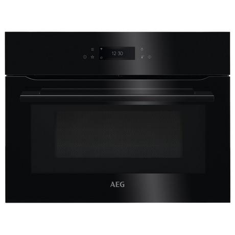 AEG KMK768080B 59.5cm Built In Combination Microwave Compact Oven - Black