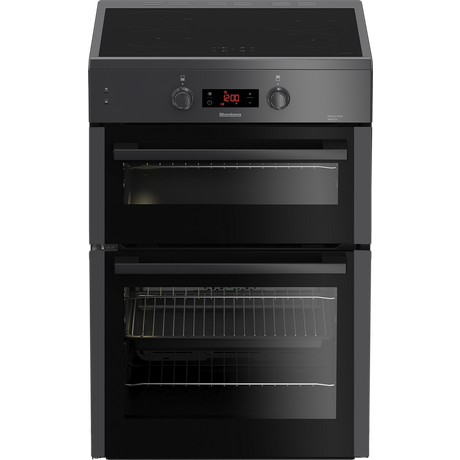 Blomberg HIN651N 60cm Double Oven Electric Cooker with Induction Hob - Anthracite