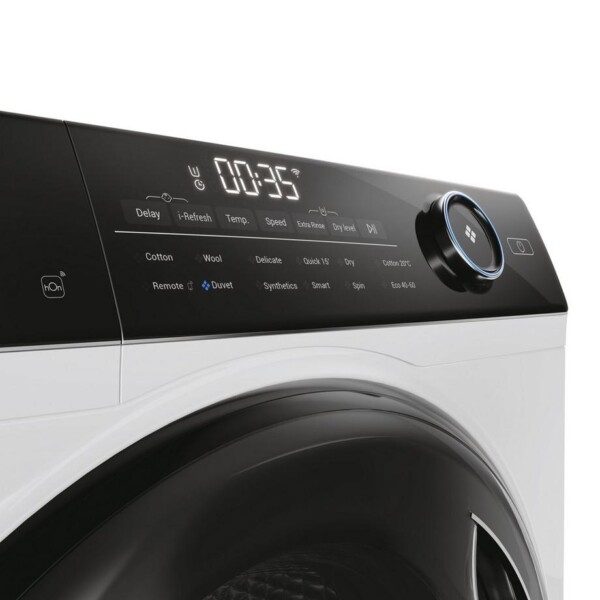 Haier HWD100B14959U1 10kg/6kg 1400 Spin Washer Dryer - White - Image 2