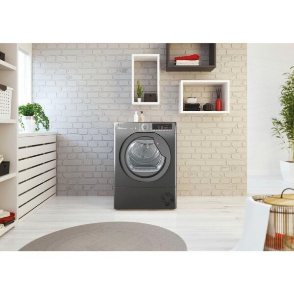 Hoover HLEC8TRGR 8KG Condenser Tumble Dryer - Graphite - Image 2