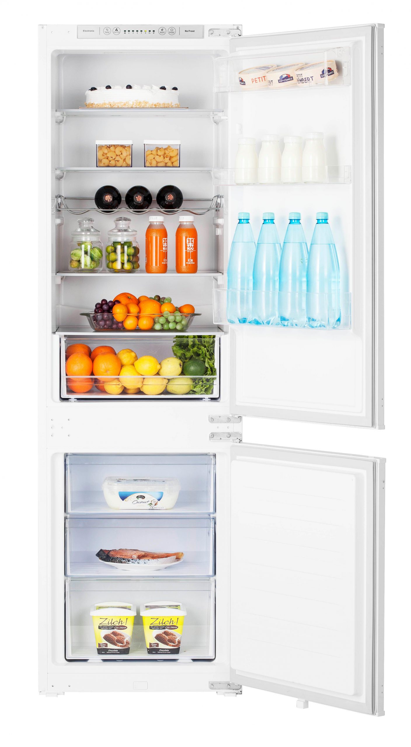 euronics fridge freezer integrated