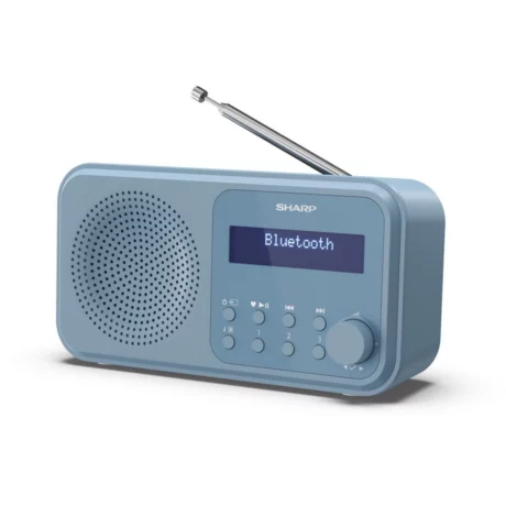 Sharp DR-P420BL Portable Digital Radio - Blue