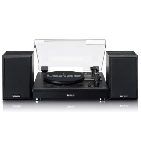 Lenco A004814 Lenco LS-101 Turntable & Hi Fi speakers  - Black