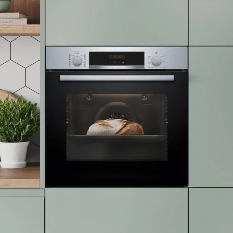 Bosch HQA574BS3B 59.4cm Built In Electric Single Oven - Stainless Steel