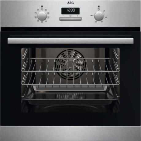 AEG BCX23101EM 59.4cm Built In Electric Single Oven - Stainless