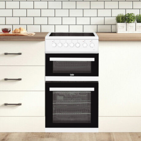 Beko EDVC503W 50cm Electric Double Oven - White