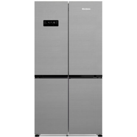 Blomberg KQD114VPX 90.8cm 60/40 Dual Cooling Frost Free American Fridge Freezer - Brushed Steel