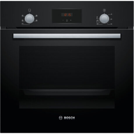 Bosch HHF113BA0B 59.4cm Built In Electric Single Oven With 3D Hot Air - Black