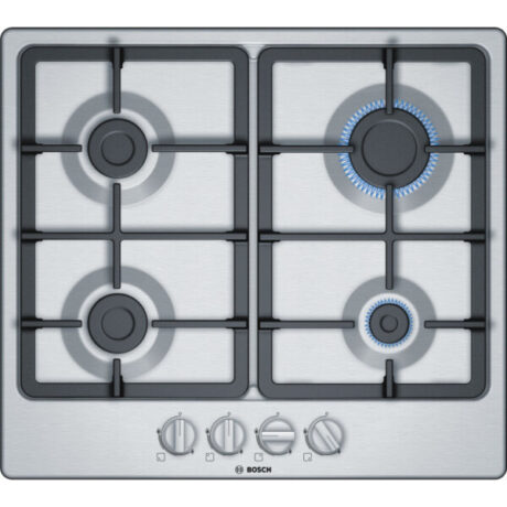 Bosch PGP6B5B90 58.2cm Gas Hob - Stainless Steel