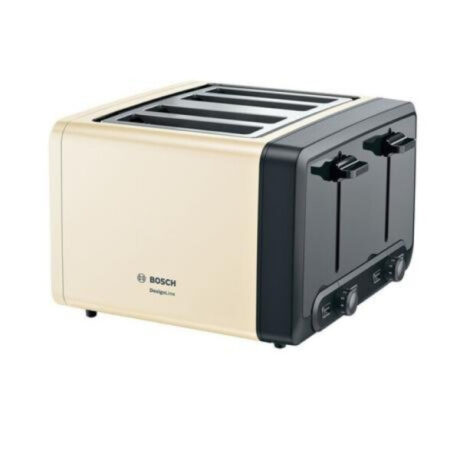 Bosch TAT4P447GB 4 Slot Toaster - Cream