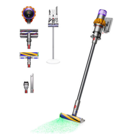 Dyson V15-2024 Cordless Vacuum - 60 Minutes Run Time - Yellow/Nickel