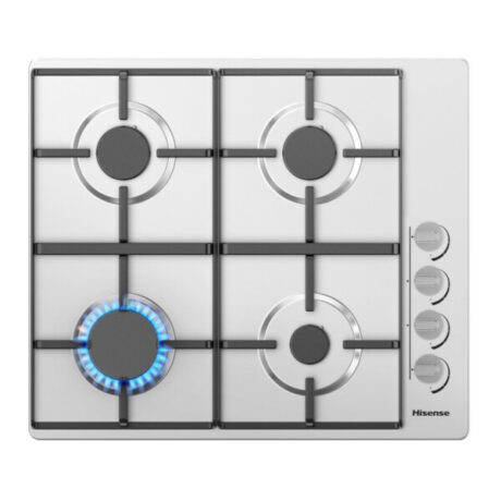 Hisense GM642XHS 60cm Gas Hob - Stainless Steel