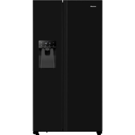 Hisense RS694N4TBE 91cm 70/30 Frost Free American Fridge Freezer - Black