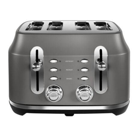 Rangemaster RMCL4S201GY 4 Slice Toaster - Matte Slate Grey