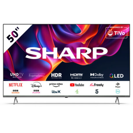 Sharp 4T-C50GM6245KS 50" 4K UHD Quantum Dot Frameless Smart TiVo TV