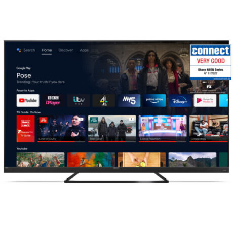 Sharp 4T-C65EQ3KM2AG 65" 4K Ultra HD Smart TV with Quantum Dot