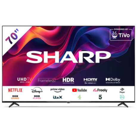 Sharp 4T-C70GK4245KB 70" 4K UHD Frameless Tivo Smart TV