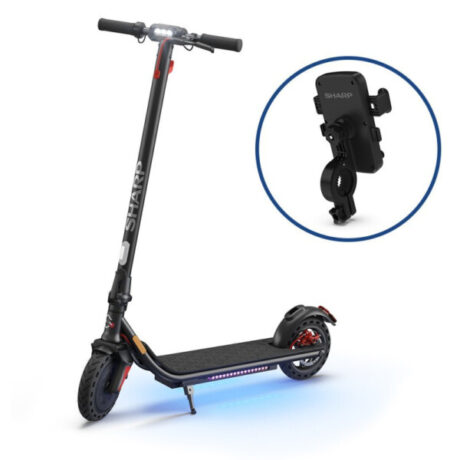 Sharp EM-KS1AEU-B E-Scooter with built in display and app control - Black - Image 3