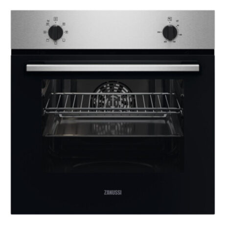 Zanussi ZOHHC0X2 59.4cm Built In Electric Single Oven - Stainless Steel