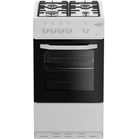 Zenith ZE501W 50cm Gas Single Oven with Gas Hob - White