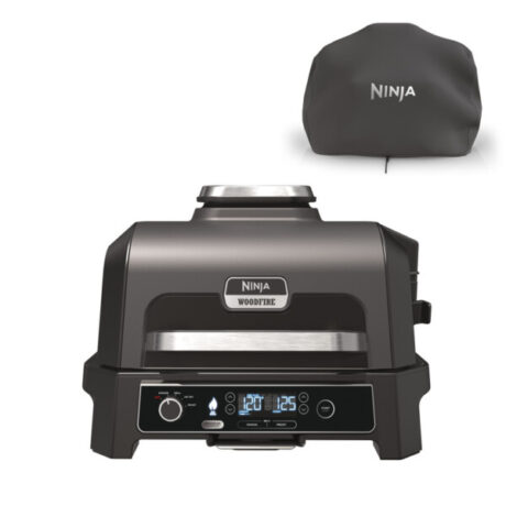 Ninja OG850UK Woodfire XL Electric BBQ Grill & Smoker - Black/Grey - Image 3