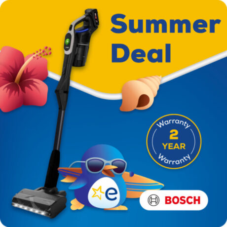 Bosch Unlimited 10 BBS1041GGB Cordless Handstick Vacuum Cleaner - 80 Minutes Runtime - Graphite