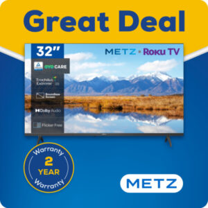 Metz 32MTF6000ZUK 32" 2K DLED Smart TV - Black