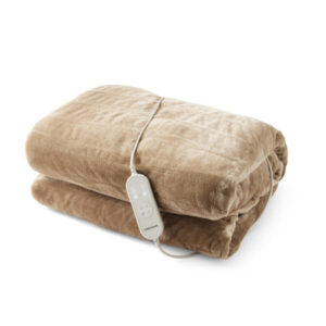 Morphy Richards 610006 Teddy & Flannel Luxury Heated Throw 200cm x 180cm - Mocca